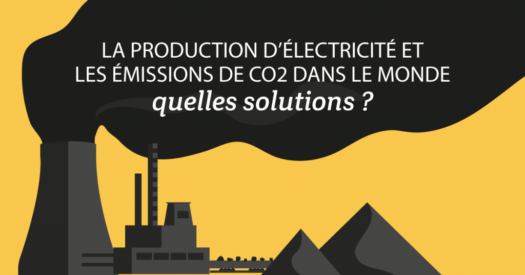 émissions coé production électrique monde